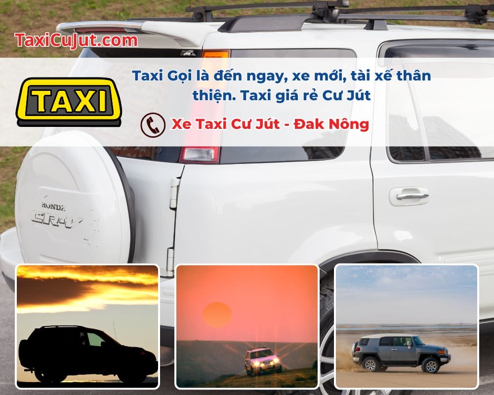 Đặt xe Taxi Cư Jút tại đường Nơ Trang Lơng