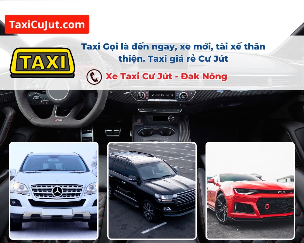 Cách thuê xe Taxi Cư Jút